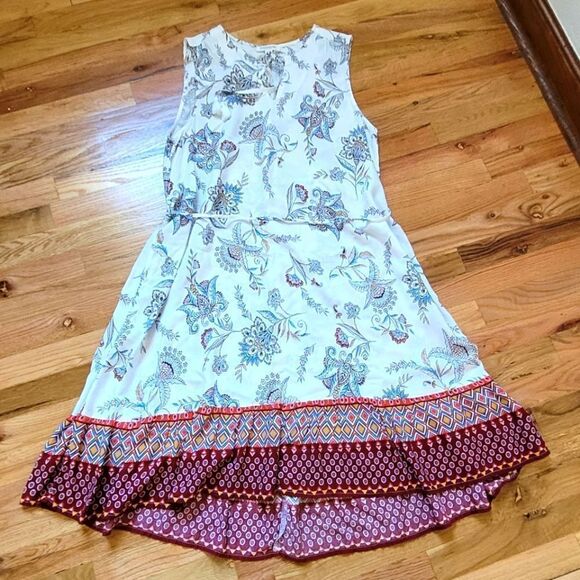 Nordstrom Lou Lou Sleeveless Vacation Dress Coverup Floral M NWOT - Picture 10 of 11